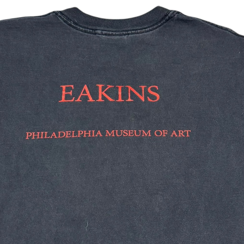 Vintage Philadelphia Museum of Art Thomas Eakins Rowing Shirt Men's M FLAW - Picture 5 of 9